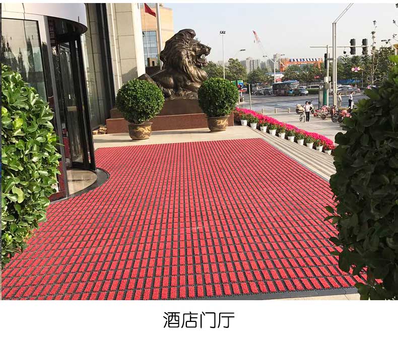陕西航空酒店门口刮沙除尘垫-豪迈地垫