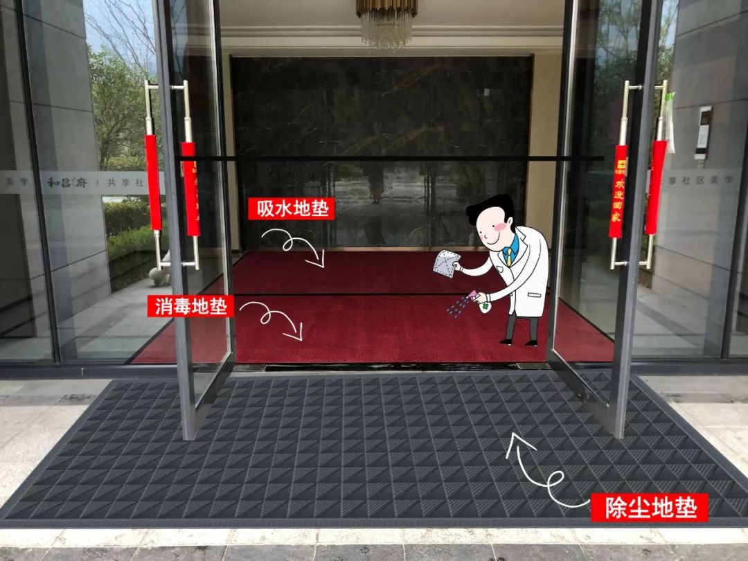 疫情下门口需要一块消毒地垫